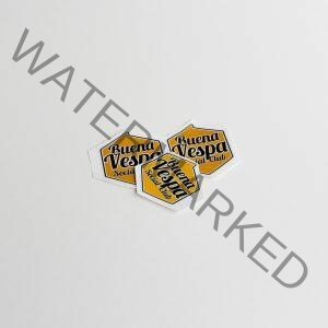 3 Sticker Buena Vespa Social Club