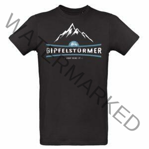 T-Shirt, Gipfelstürmer, black