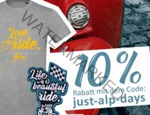 JustRide it Banner mit Rabatt-Code 10% just-alp-days