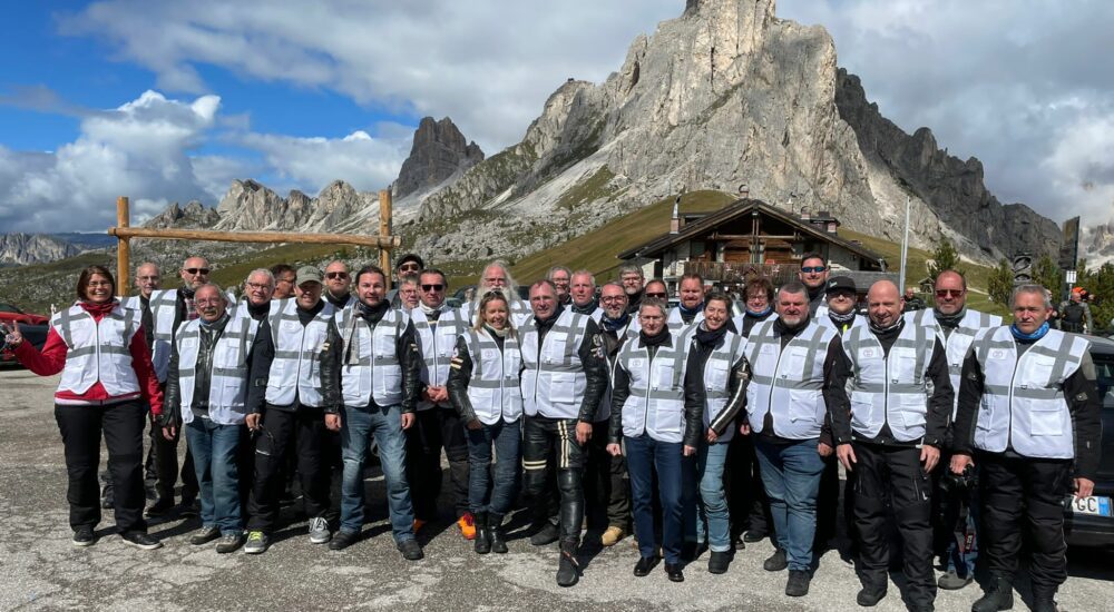 Vespisti des Giro GTS 2021 Dolomiten