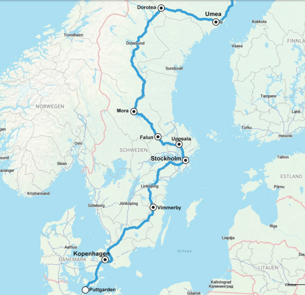 Puttgarden-Lulea_Map_JustRide 2025_4_3