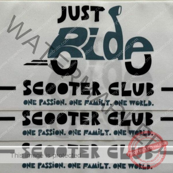 Banner JustRide Scooter Club